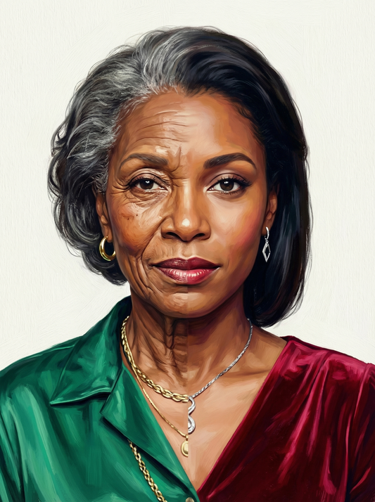 Confident Woman Portrait (80 Colours)