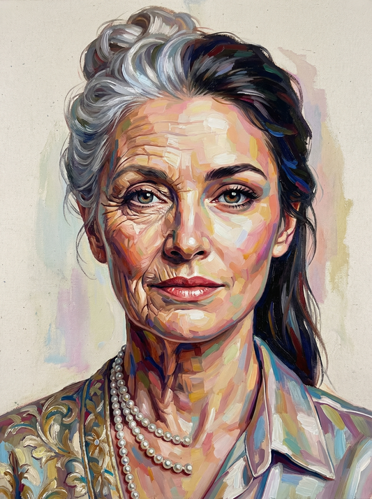 Contemporary Woman Portrait (80 Colours)