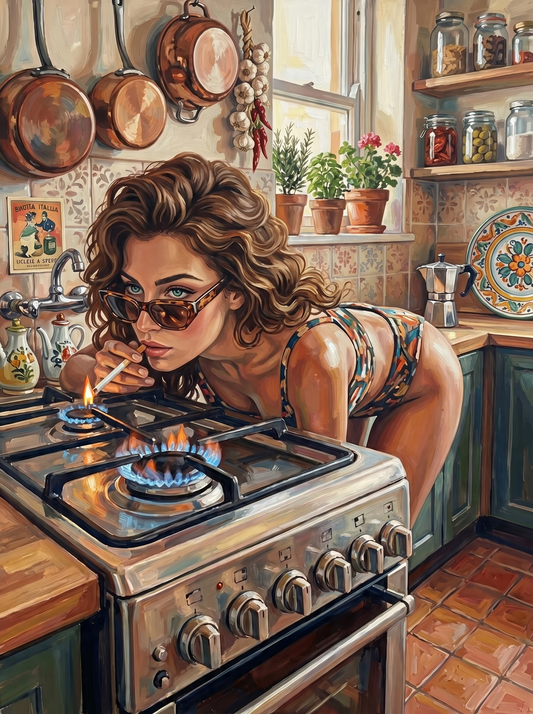 Curly Hair Cigarette Stove (80 Colours)