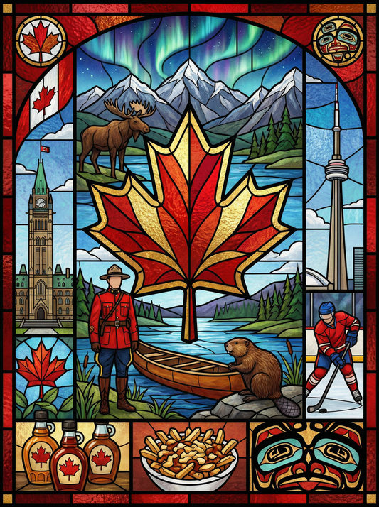 Canadian Heritage Mosaic (80 Colours)