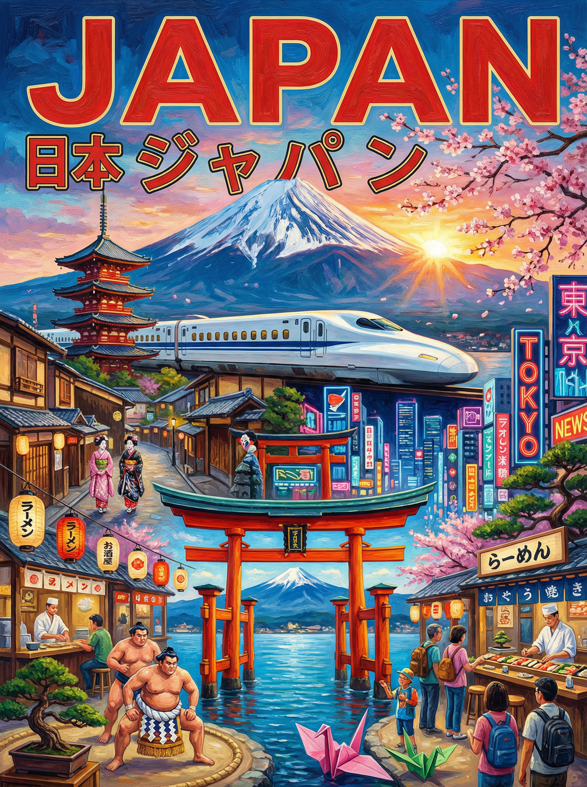 Japan Neon Traditions (120 Colours)