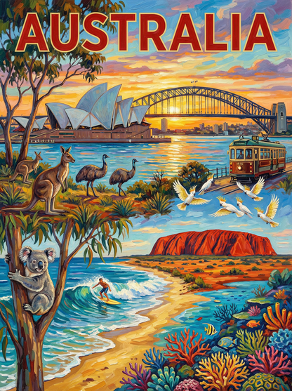 Australia Iconic Wonders (120 Colours)