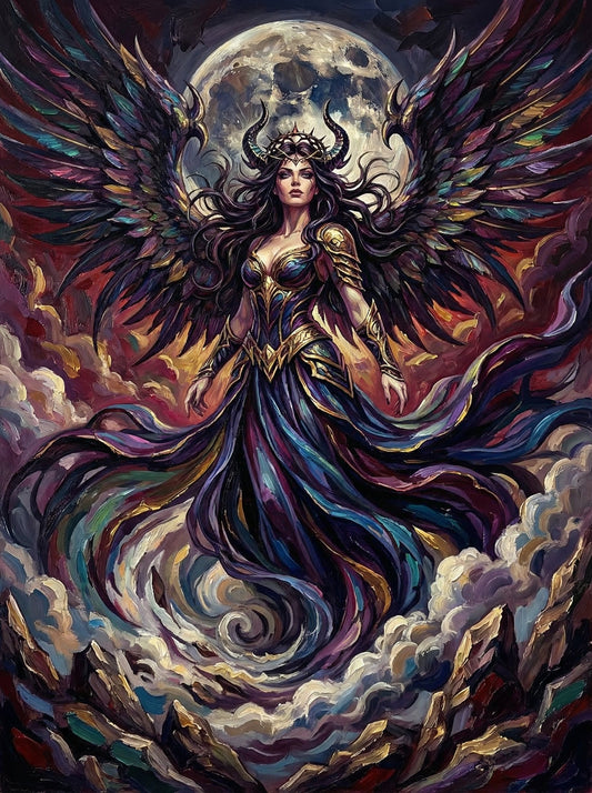Dark Mystical Demon Goddess (80 Colours)