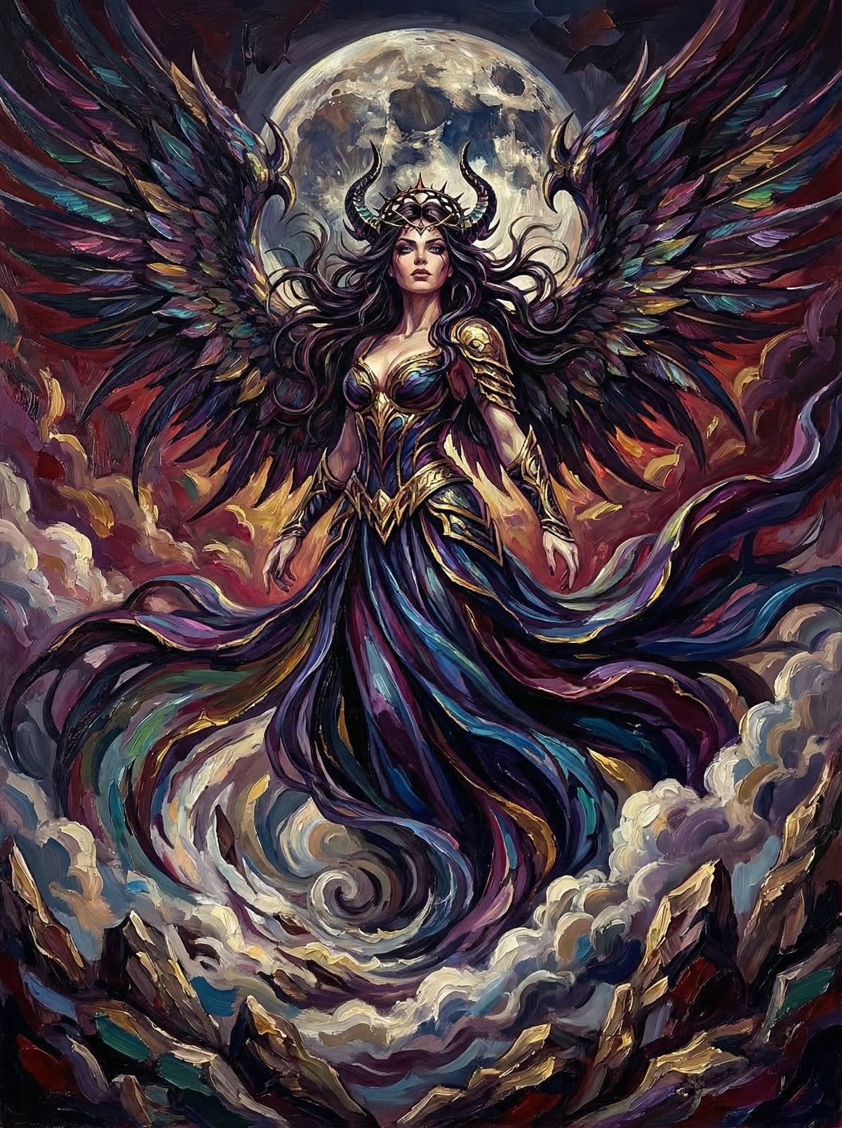Dark Mystical Demon Goddess (120 Colours)