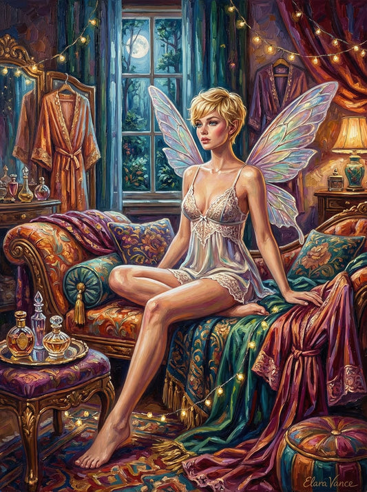 Delicate Pixie With Glowing Wings (120 Colours)