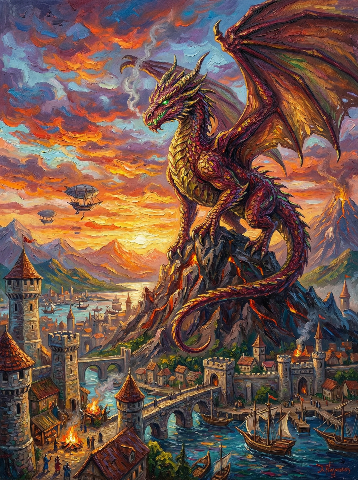 Ember Crown Dragon (120 Colours)