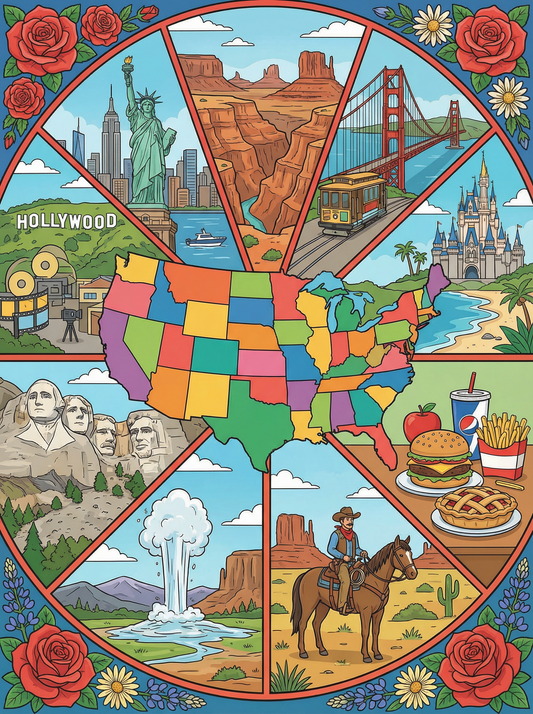 United States Iconic Trails (80 Colours)