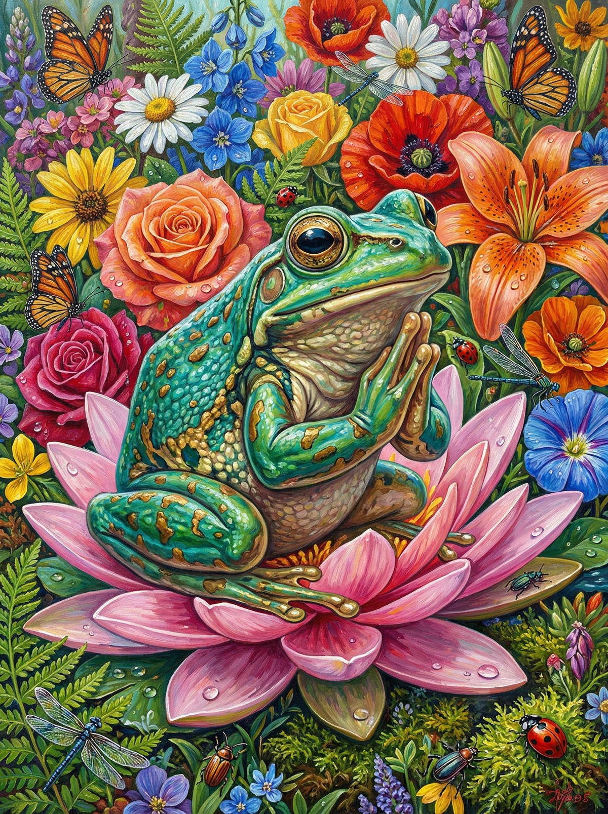 Enchanted Frog Garden (120 Colours)