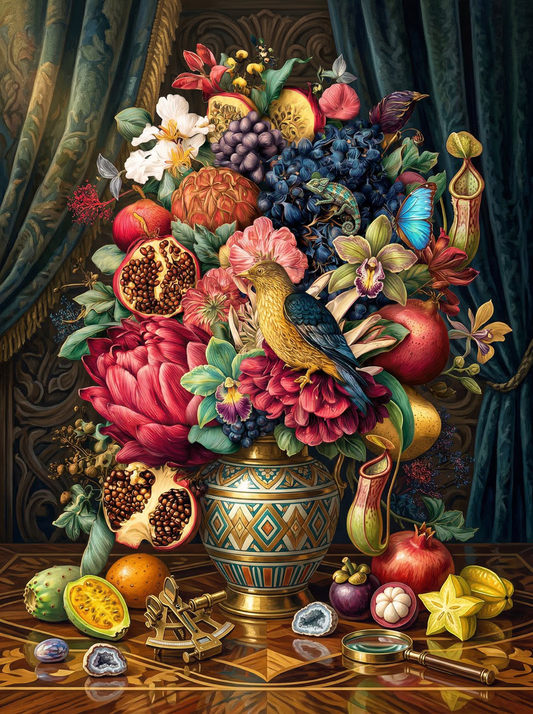 Exotic Fruit Flower Vase (120 Colours)