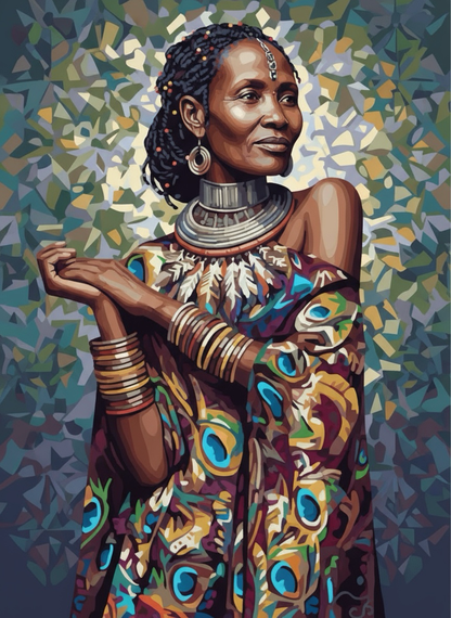 Shimmering Pattern Queen (120 Colours)