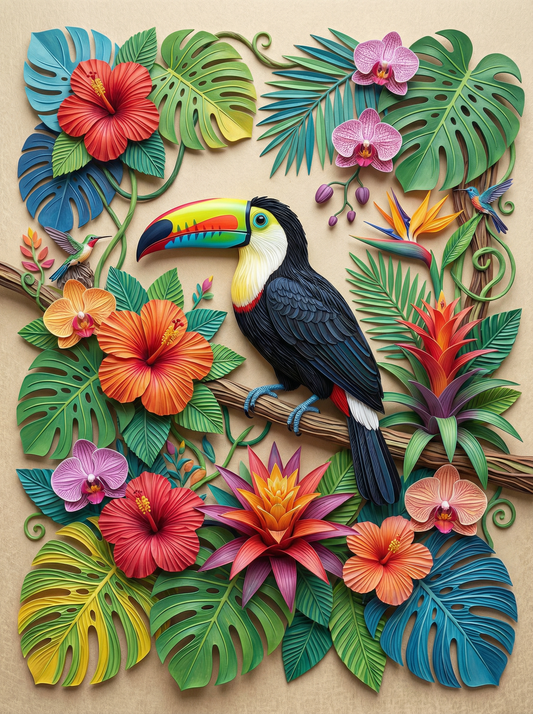 Tropical Toucan Harmony (80 Colours)
