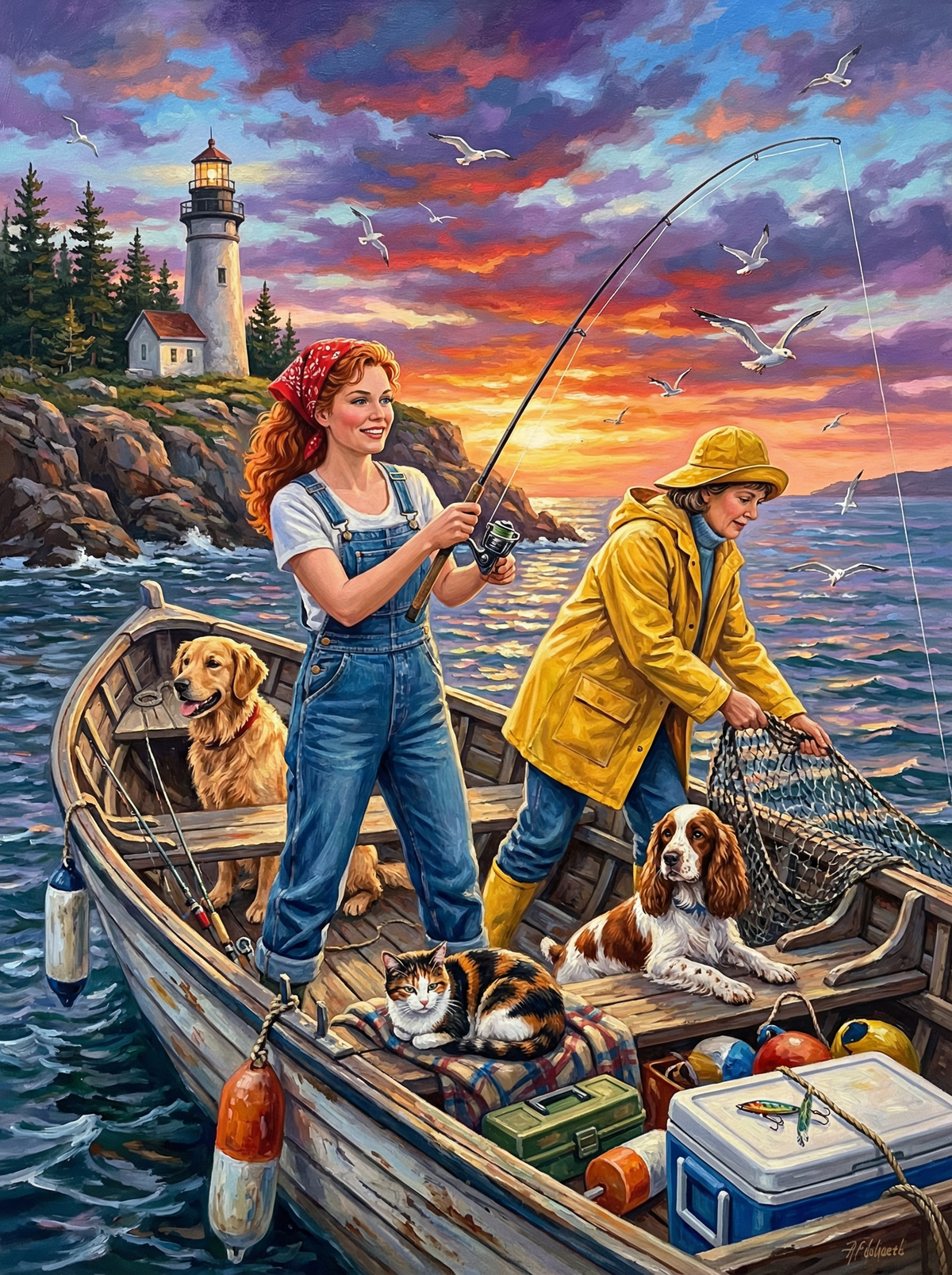 Coastal Fishing Escape (120 Colours)