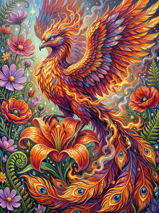 Flaming Phoenix Flight (80 Colours)