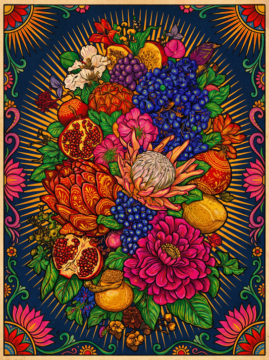 Floral Mandala Bouquet (80 Colours)
