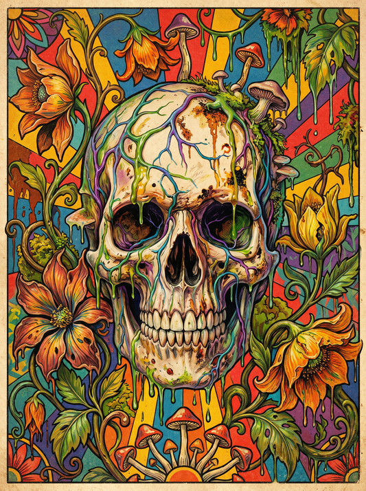 Floral Skull Blossoms (80 Colours)