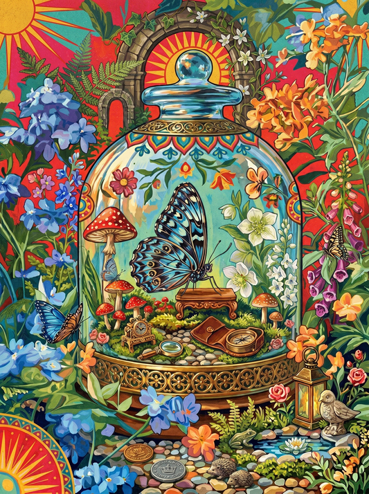 Floral Teapot Still Life (80 Colours)