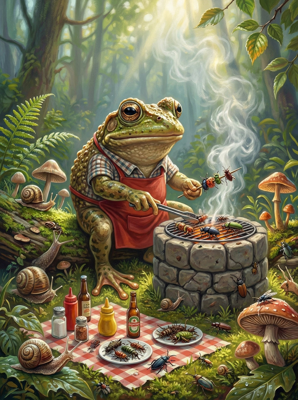 Forest Frog Barbecue (120 Colours)