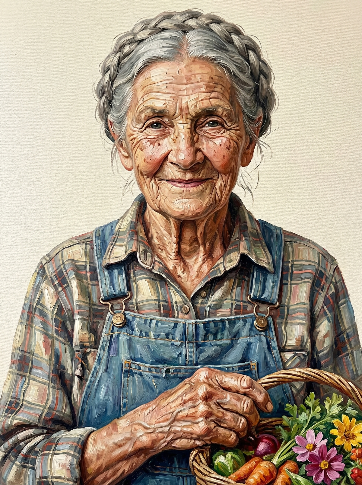 Garden Woman With Flowers (80 Colours)