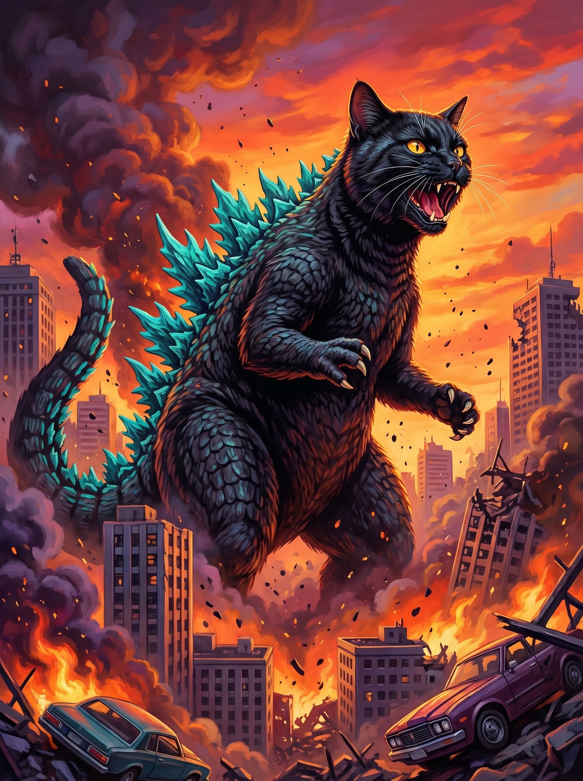 Godzilla City Monster Attack (120 Colours)