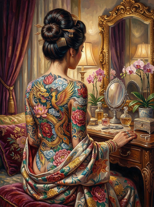 Golden Dragon Tattoo Boudoir (120 Colours)