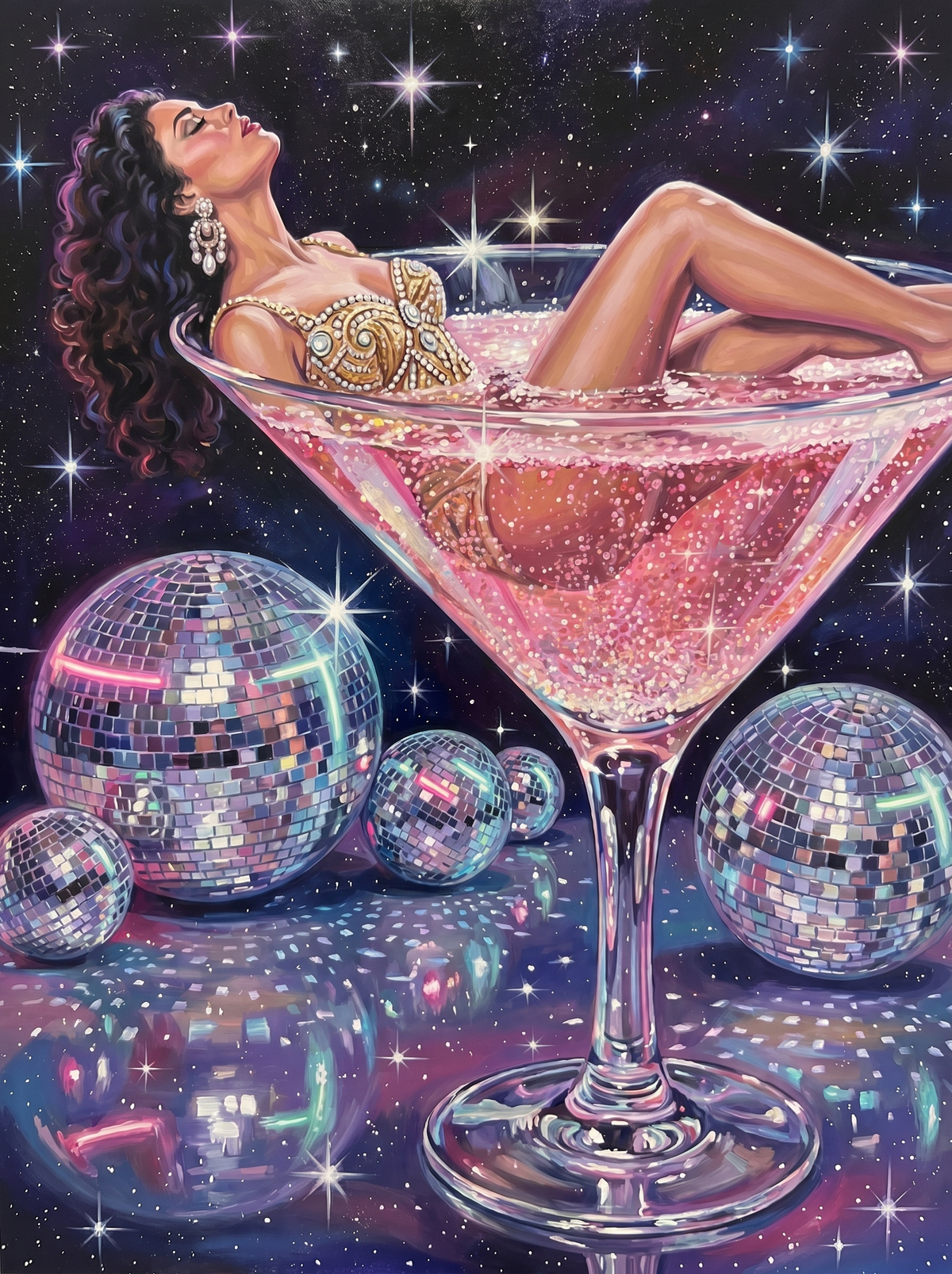 Golden Martini Disco Night (120 Colours)
