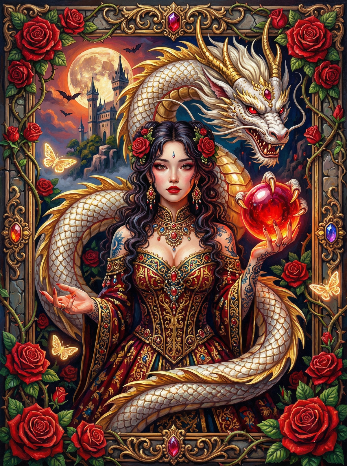 Golden Snake Sorceress (120 Colours)
