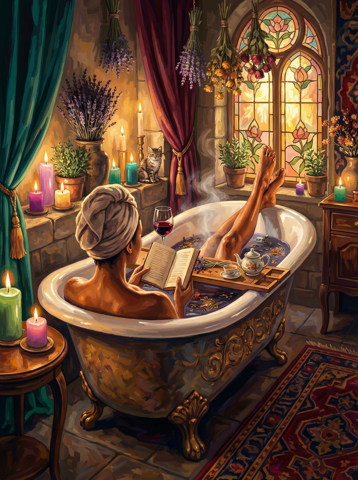 Gothic Bath Escape (120 Colours)