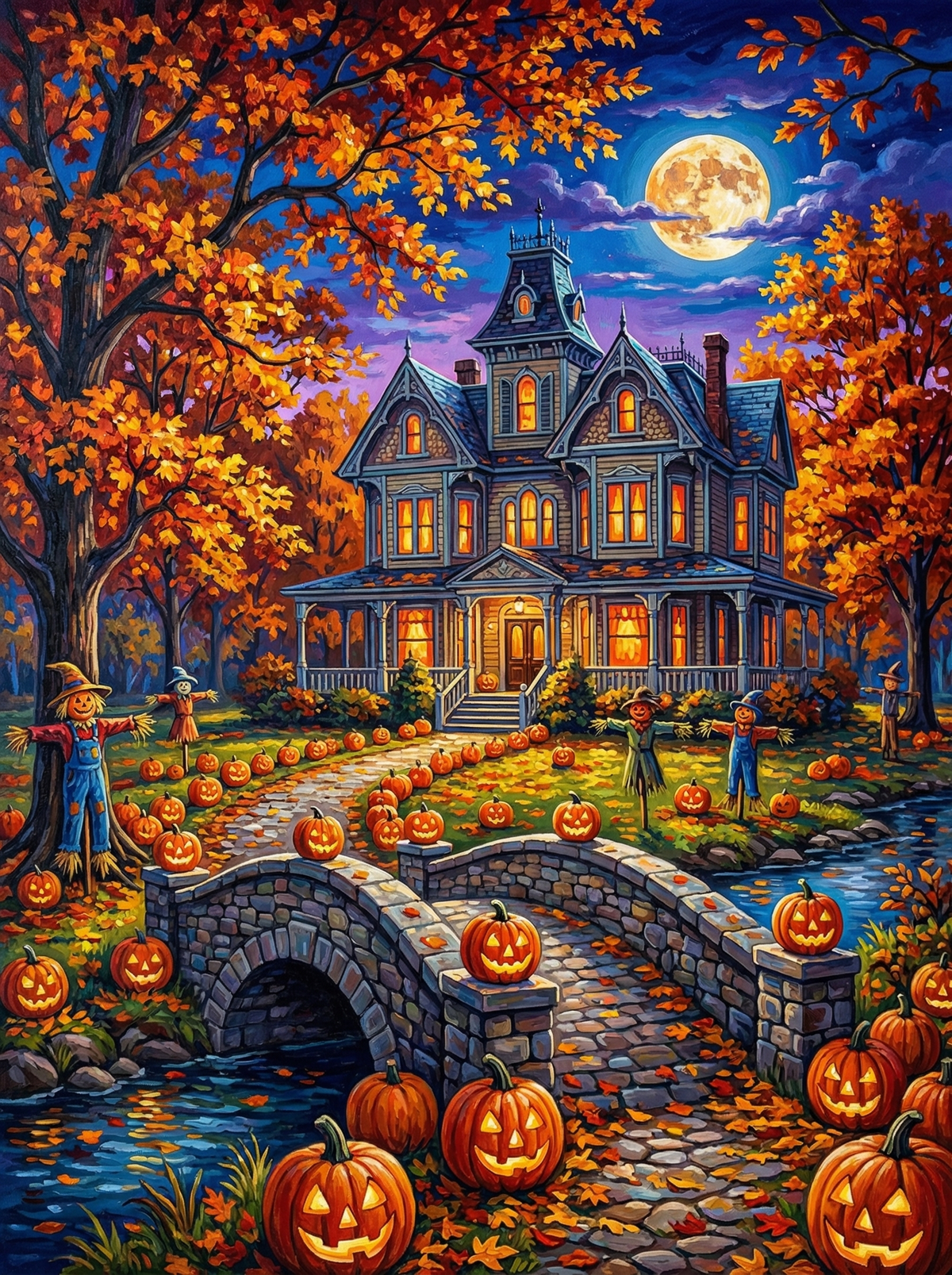 Haunted House Halloween (120 Colours)