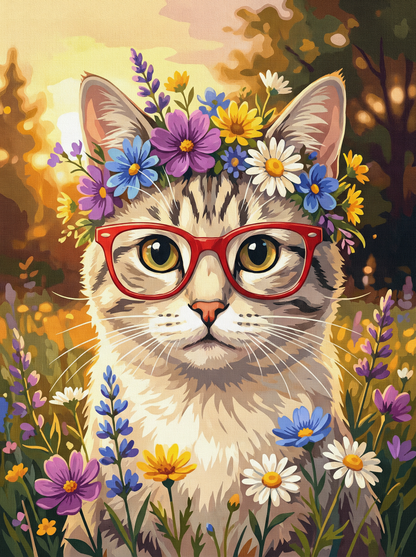 Sunlit Meadow Cat (120 Colours)