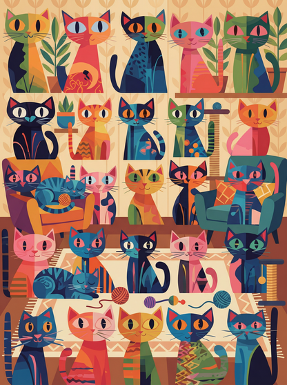 The Cat Collector’s Room (120 Colours)