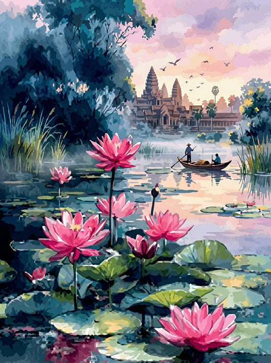 Lotus Dawn Reflections (80 Colours)