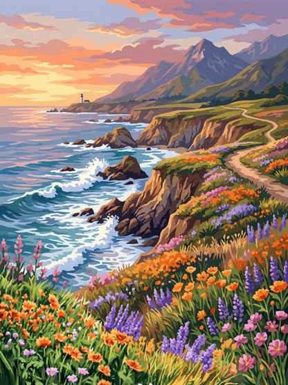 Coastal Wildflower Path (120 Colours)