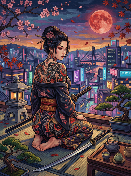 Crimson Moon Samurai (80 Colours)