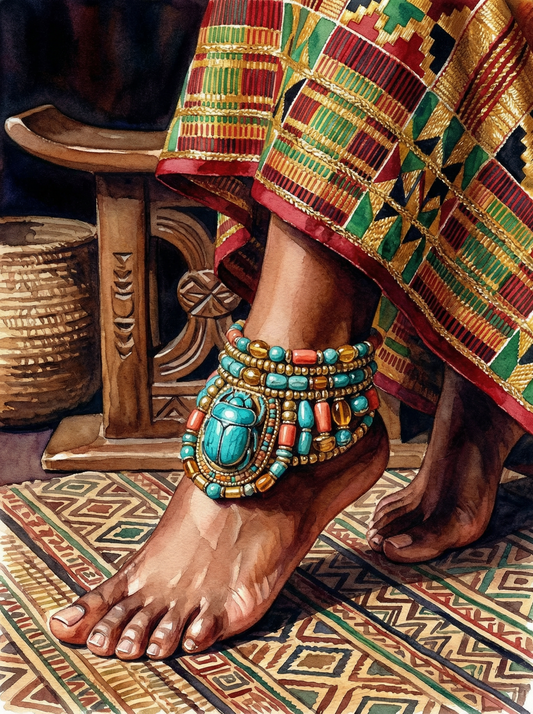 Scarab Anklet (80 Colours)