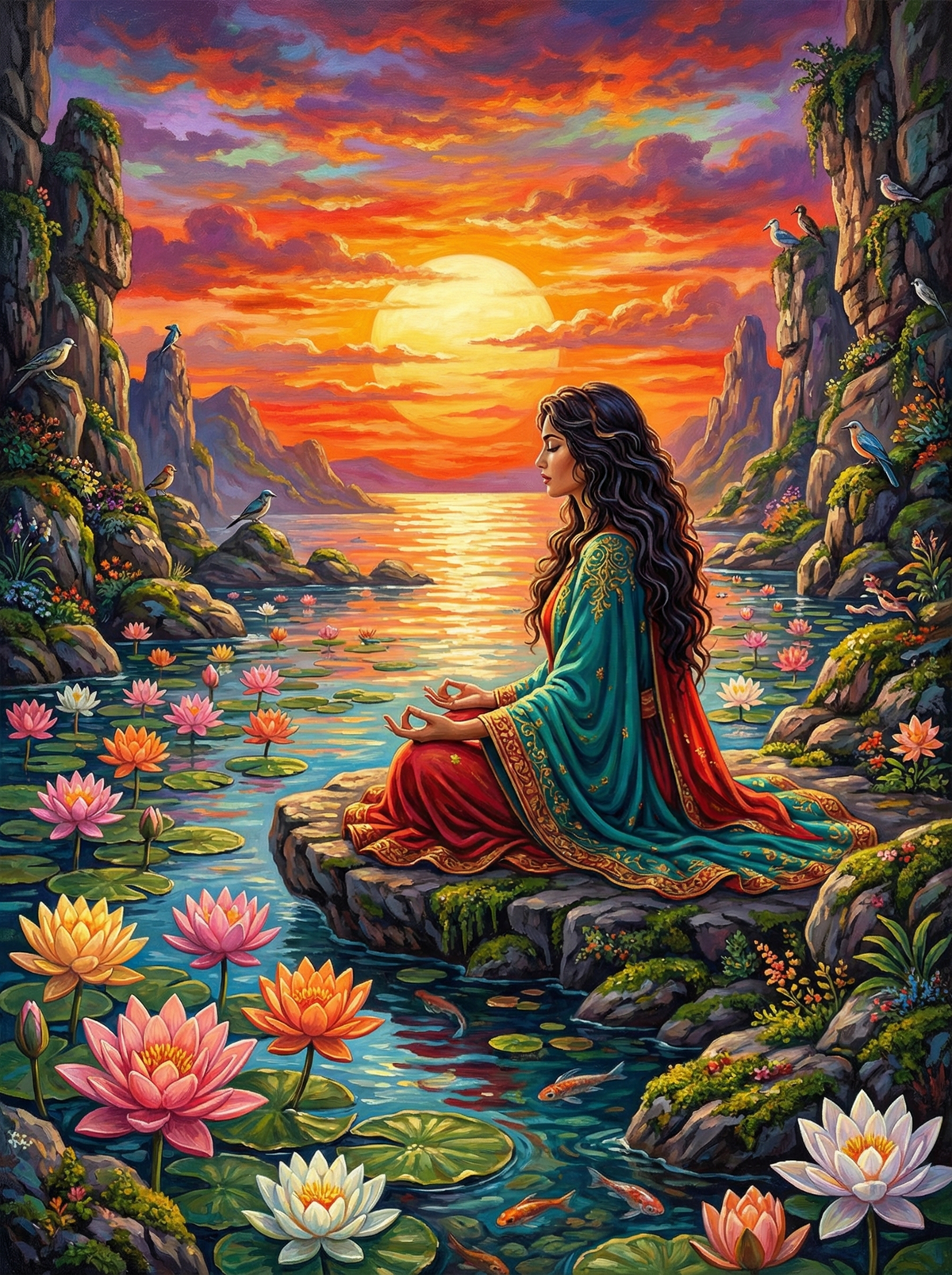 Serenity at Sunset (120 Colours)