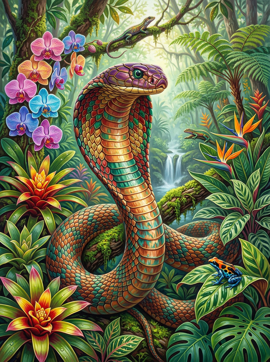 Rainbow Cobra Guardian (120 Colours)