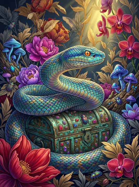Emerald Treasure Snake (80 Colours)