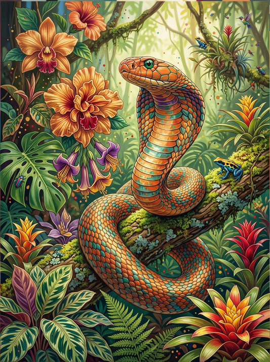 Jungle Orchid Snake (80 Colours)