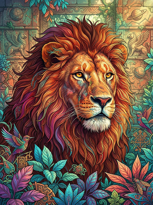 Mystic Jungle Lion (80 Colours)