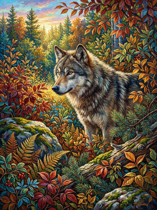 Autumn Whisper Wolf (80 Colours)