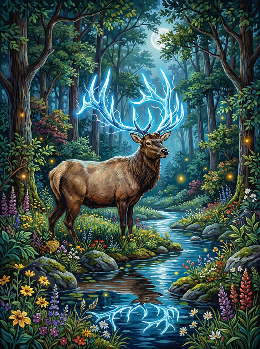 Moonlit Ember Stag (80 Colours)