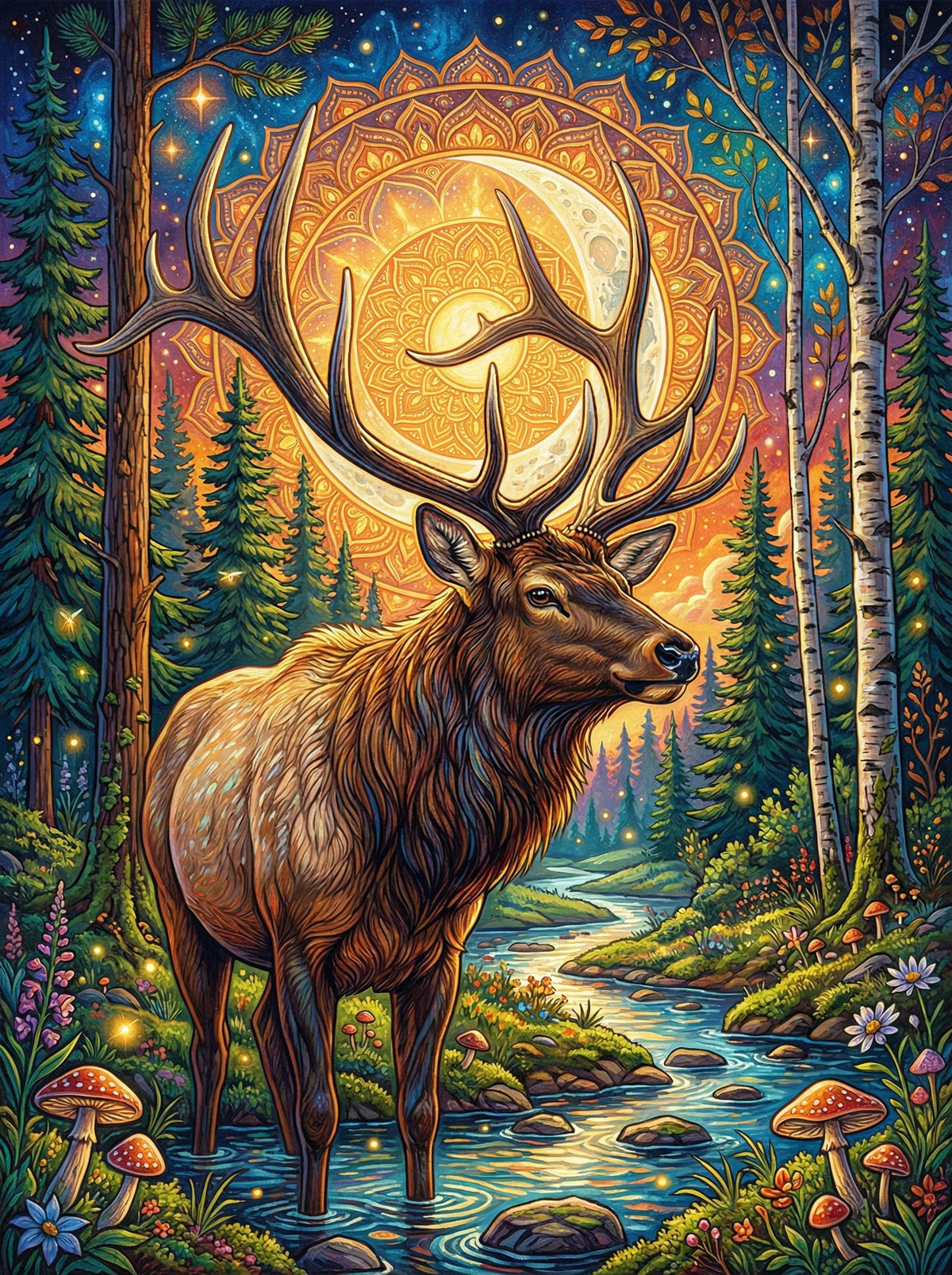 Celestial Sunhart Elk (120 Colours)
