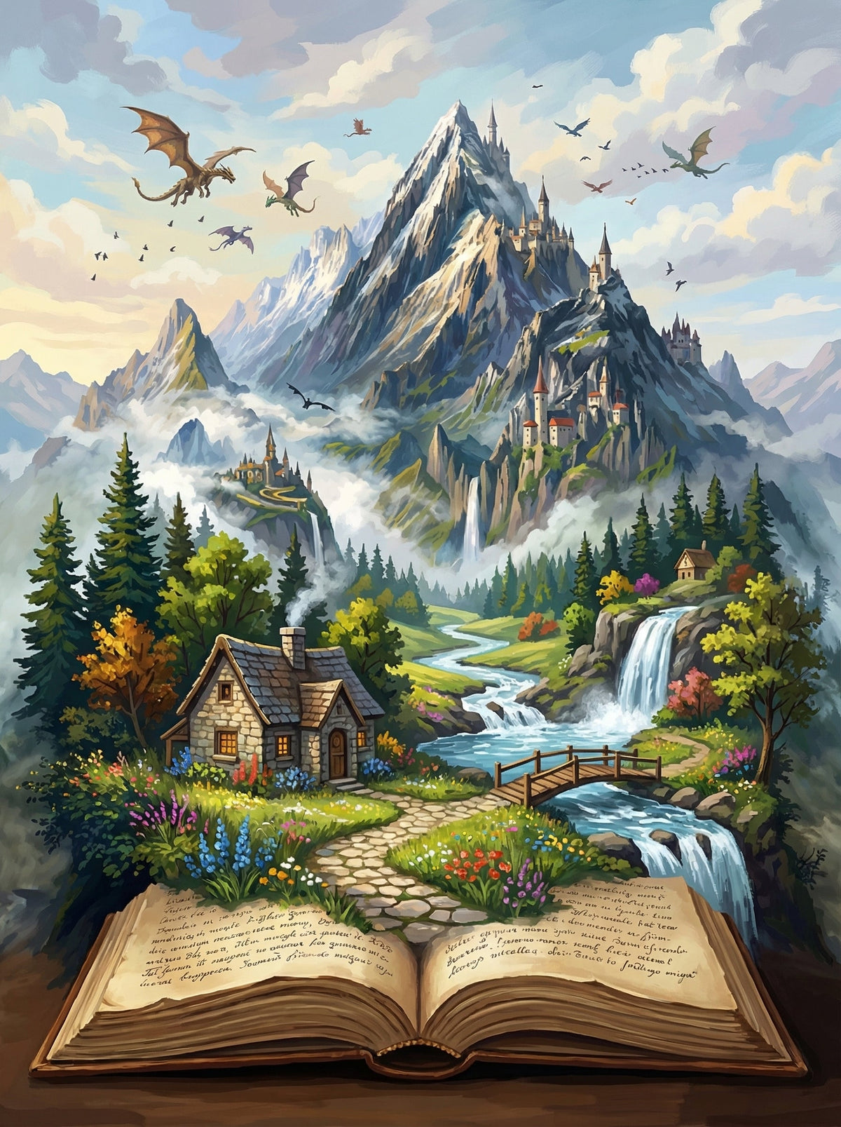 Storybook Mountain Kingdom (120 Colours)