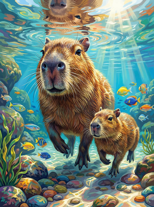 Capybara Coral Voyage (120 Colours)