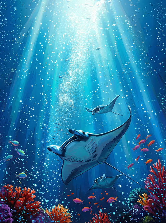 Ocean Manta Ballet (120 Colours)