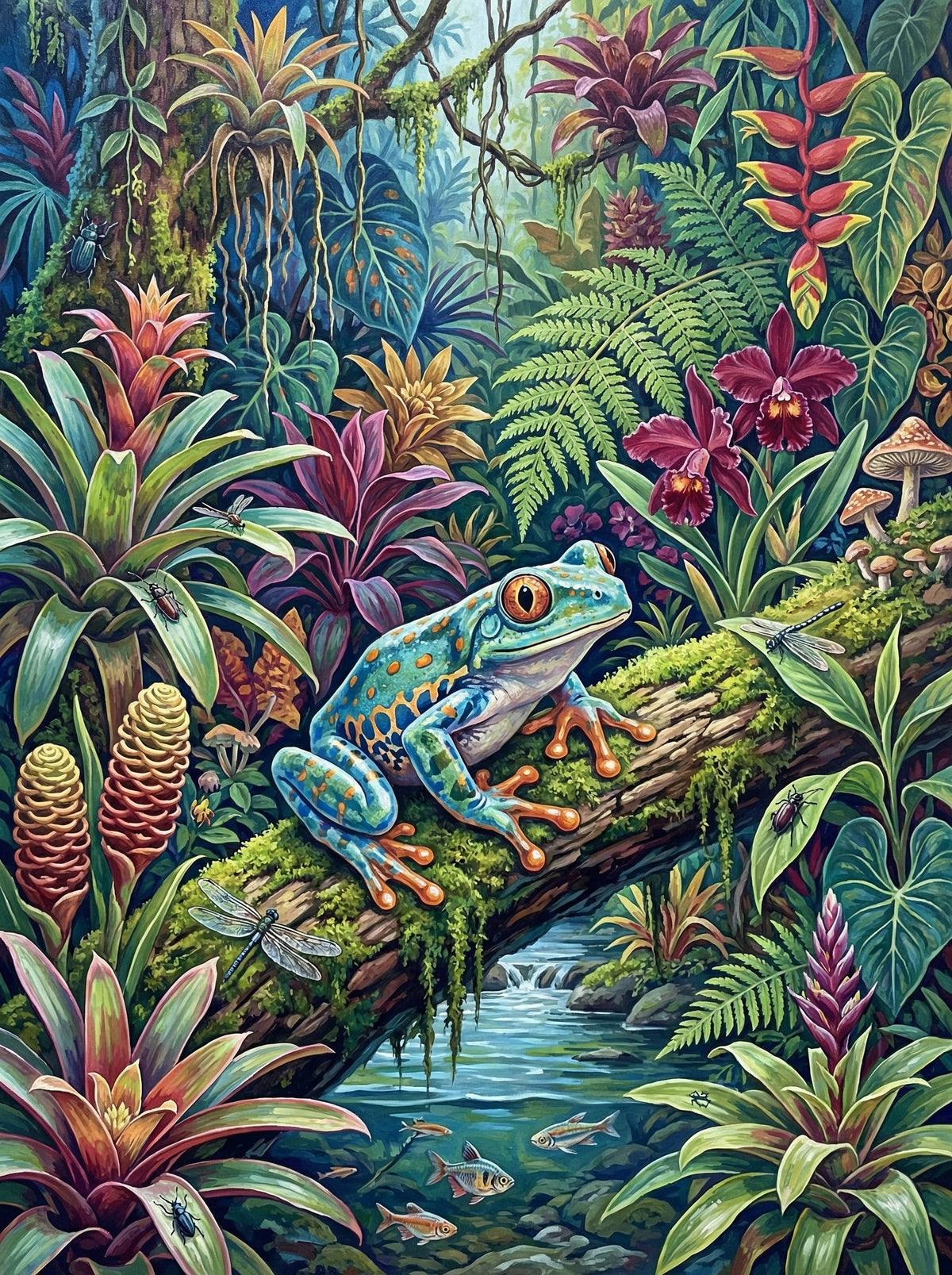 Tropical Jungle Frog (120 Colours)