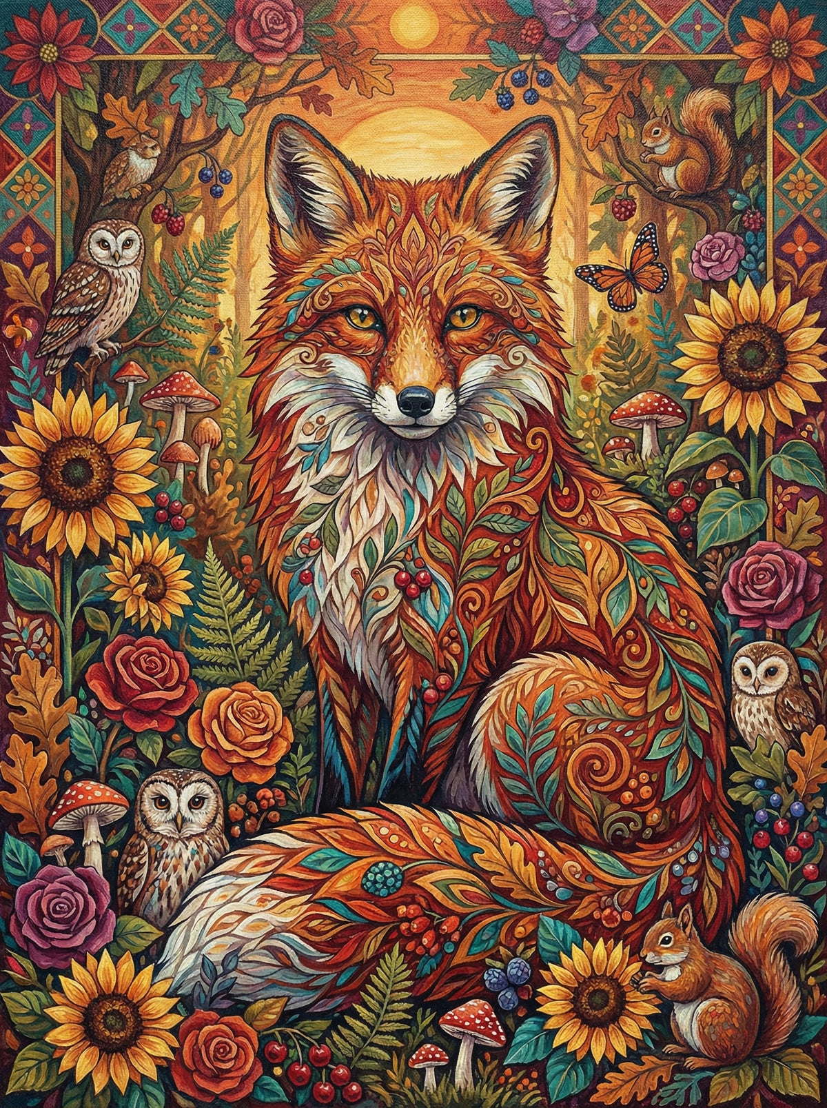 Autumn Garden Fox (80 Colours)