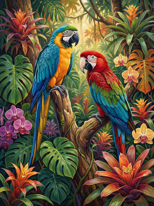 Tropical Parrot Paradise (80 Colours)