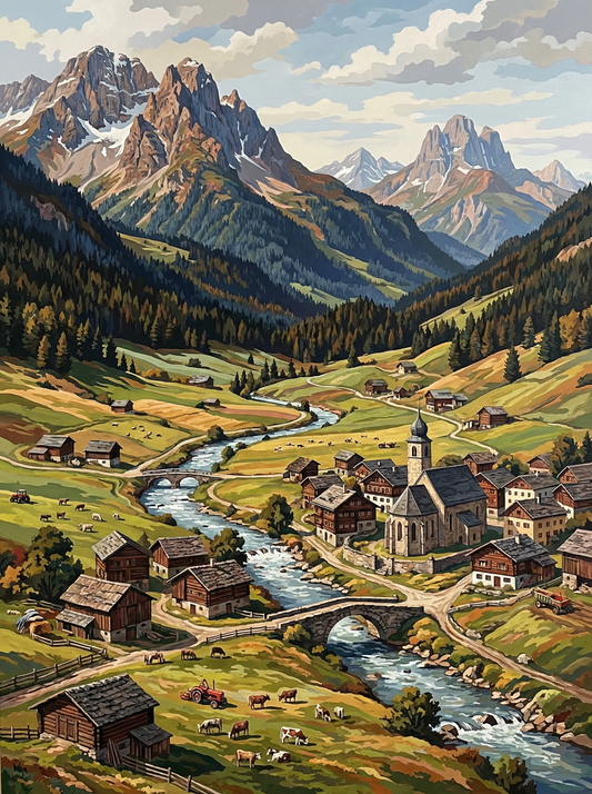Alpine Village River Harmony (120 Colours)