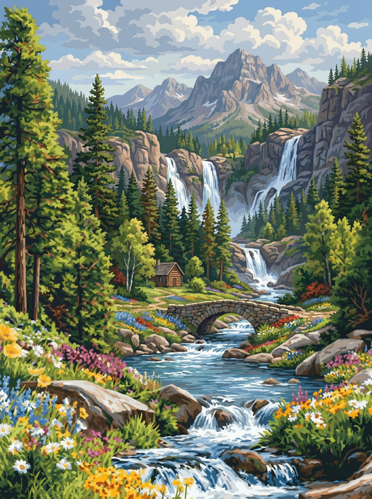 Forest Falls Peaceful Haven (80 Colours)